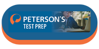 Peterson's Test Prep career and test database button